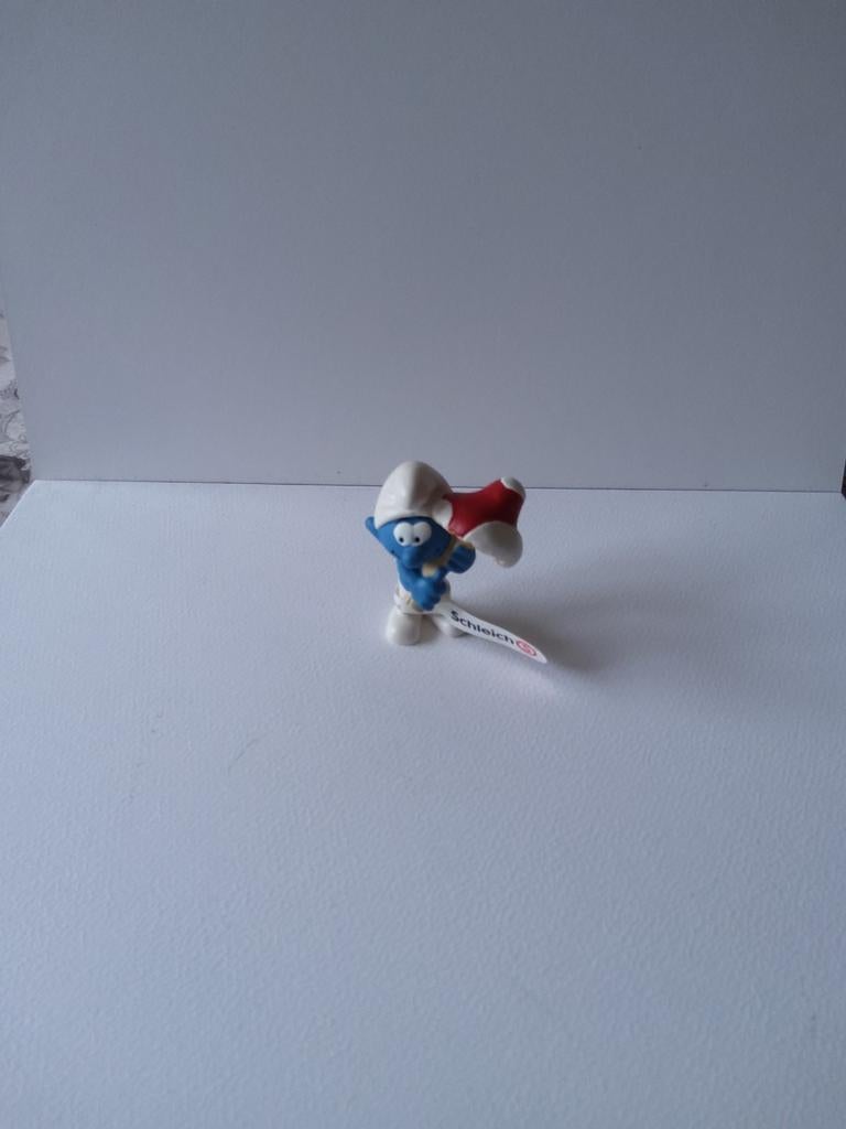 Smurf met paddenstoel serie 20220 de grote mix, Verzamelen, Ophalen of Verzenden, Zo goed als nieuw, Poppetje, Figuurtje of Knuffel