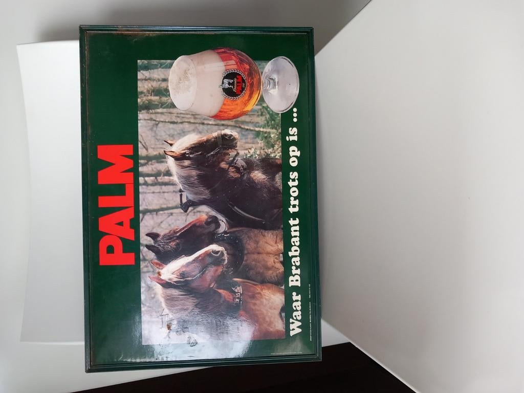 Vintage reclamebord palm, Ophalen, Zo goed als nieuw