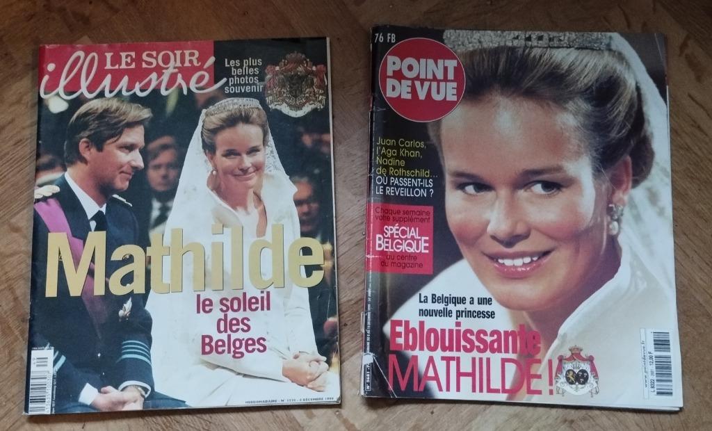 Mariage Mathilde et Philippe en 1999 : 2 revues, Envoi, Utilisé, Magazine ou livre