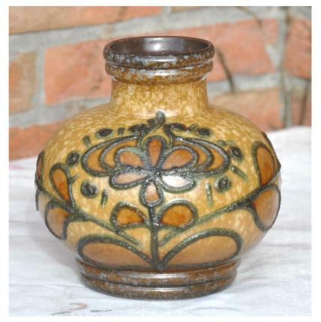§vase boule en grès strehla, Enlèvement ou Envoi