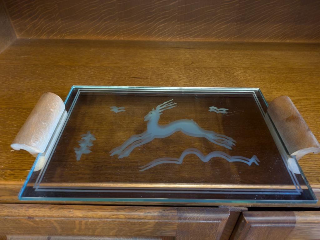 plateau miroir début 20ème, Ophalen