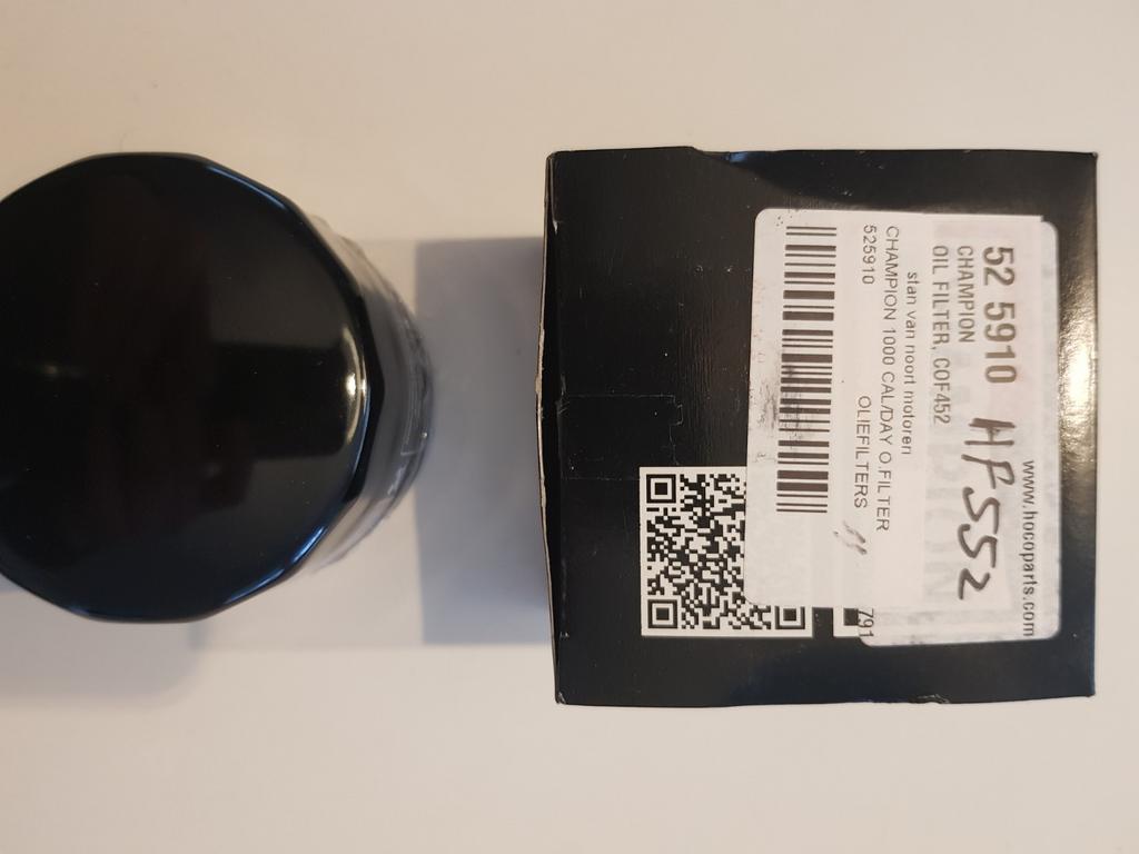 Moto Guzzi oliefilter Champion COF452 (HF 552), Ophalen of Verzenden
