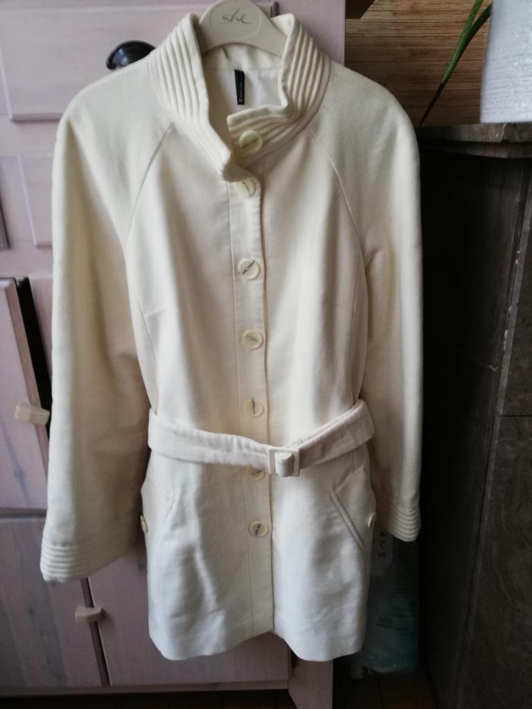 VESTE EN COTON AVEC CEINTURE - taille 44 CLAIR - COULEUR CR, Vêtements | Femmes, Taille 42/44 (L), Enlèvement ou Envoi, Comme neuf