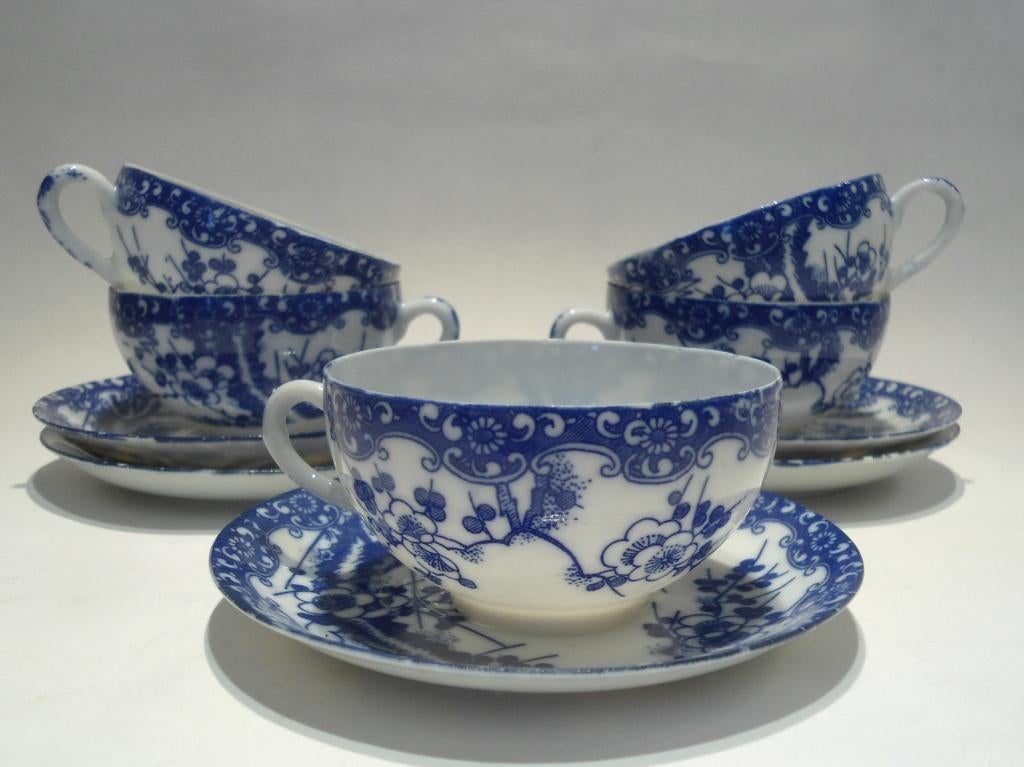 Noritake. Sakura. 5 tas- en bordjes., Ophalen