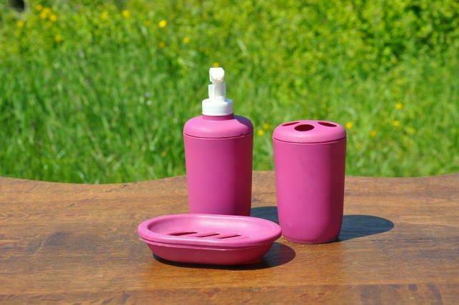 accessoire de salle de bain fuschia neuf, Ophalen of Verzenden, Zo goed als nieuw, Overige typen