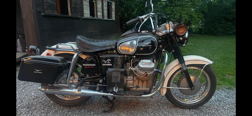 Guzzi v7  750  ambassador 1970  USA police links schakelen !, Motoren, Particulier