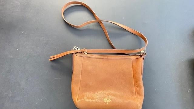 FOSSIL issue  nr 1954 handtas, Handtassen en Accessoires, Ophalen of Verzenden, Zo goed als nieuw, Bruin, Handtas