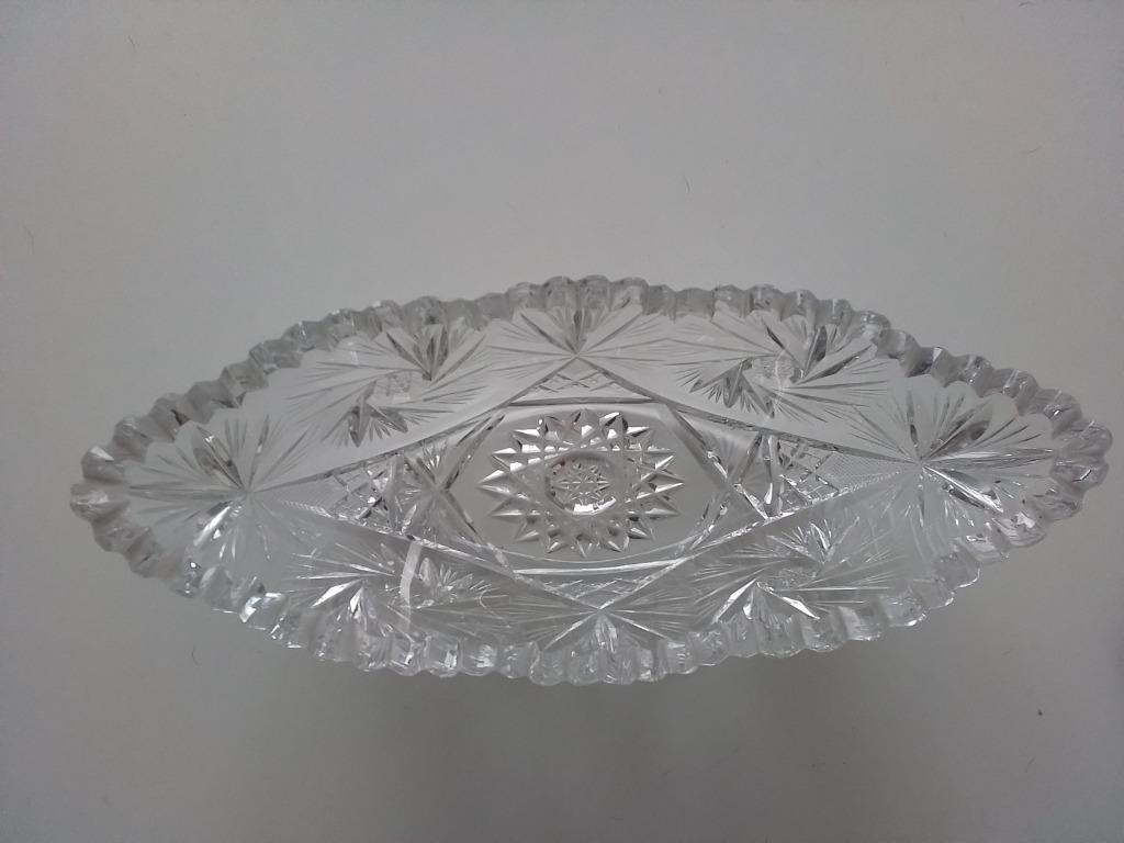 Kristallen schaal, Antiek en Kunst, Antiek | Glaswerk en Kristal, Ophalen of Verzenden
