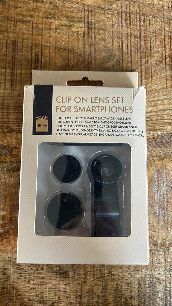 Clip on lenzen set voor smartphones, Telecommunicatie, Mobiele telefoons | Toebehoren en Onderdelen, Ophalen of Verzenden, Nieuw