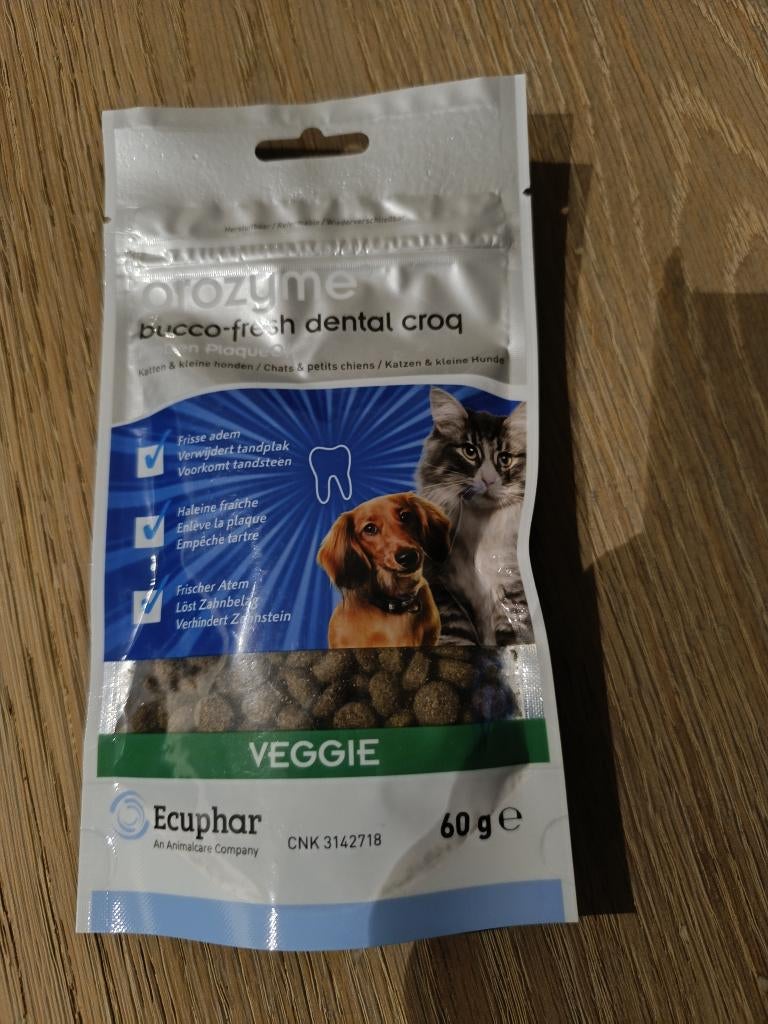 Orozyme bycco-fresh dental (snoepjes tandplak) hond-kat, Ophalen, Hond