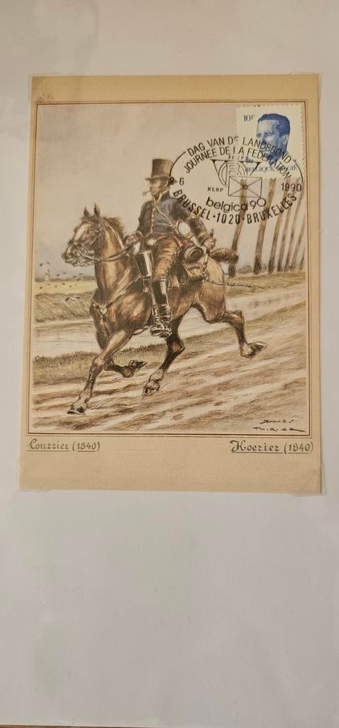 BELGIE Postbode uniformen gestempeld, Ophalen of Verzenden