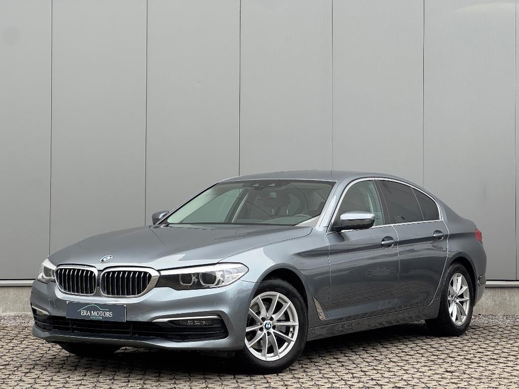 BMW 518dA Xenon Leer Navi VirtualCockpit Garantie *, Autos, Cuir, Argent ou Gris, Entreprise, Avertisseur d'angle mort