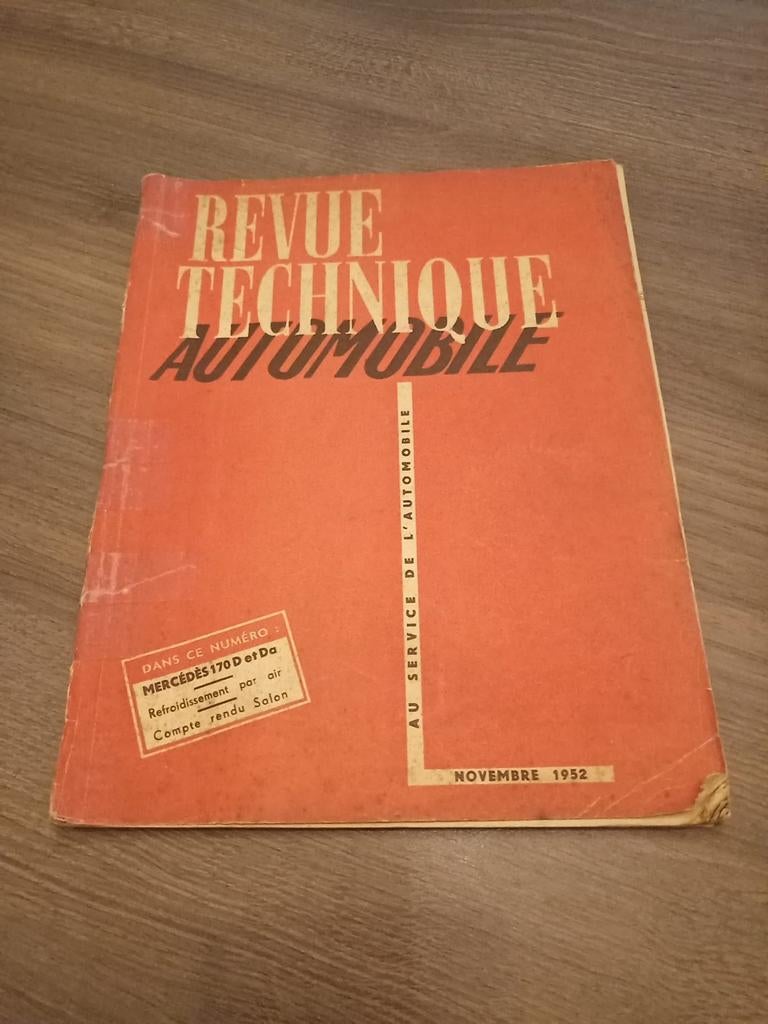 Revue technique Mercedes ancien, Enlèvement ou Envoi, Utilisé