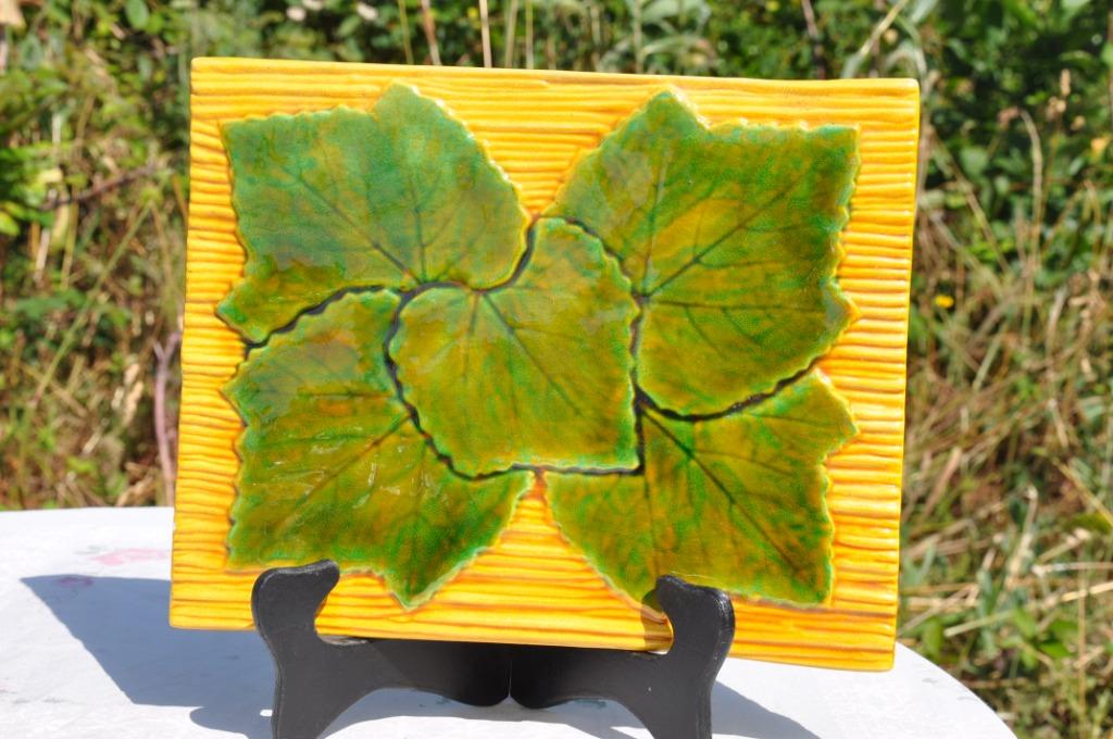 plat a fromage vallauris decor paille et vigne, Enlèvement ou Envoi