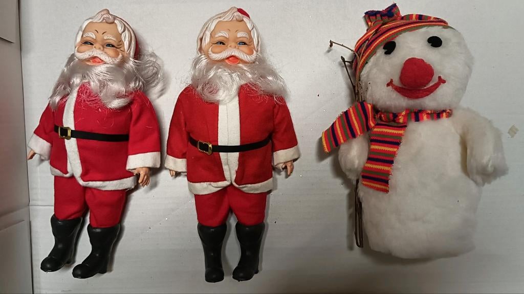 Père Noël et bonhomme de neige 2 euros pièce