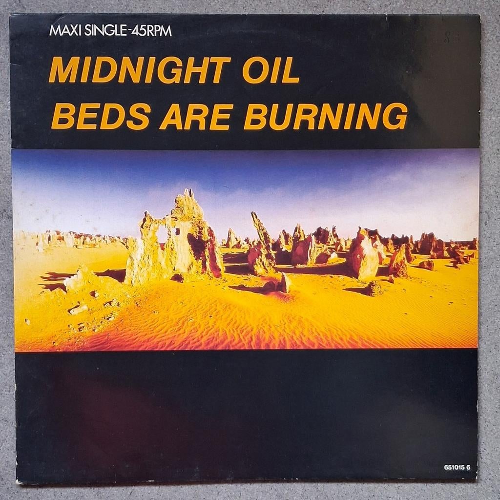 Midnight Oil: Beds Are Burning (12" maxi), Ophalen of Verzenden