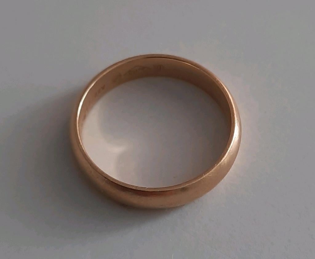 Trouwring goud 18k, Handtassen en Accessoires, Ringen, Ophalen, Goud, Goud