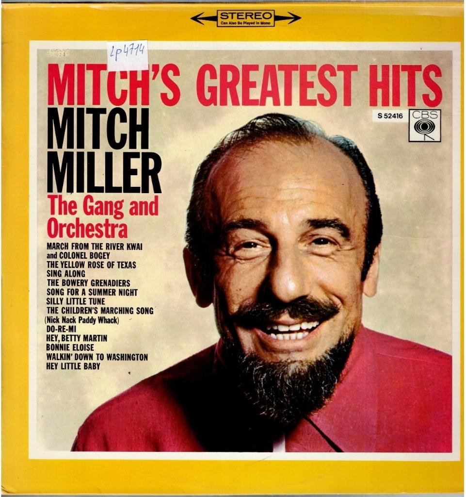 Vinyl, LP   -   Mitch Miller – Mitch's Greatest Hits, Enlèvement ou Envoi, Autres formats
