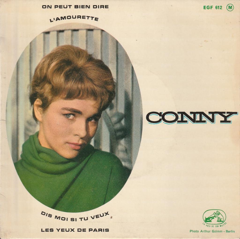 Conny - Les yeux de Paris + 3 andere, Overige genres, 7 inch, Ophalen of Verzenden, Zo goed als nieuw