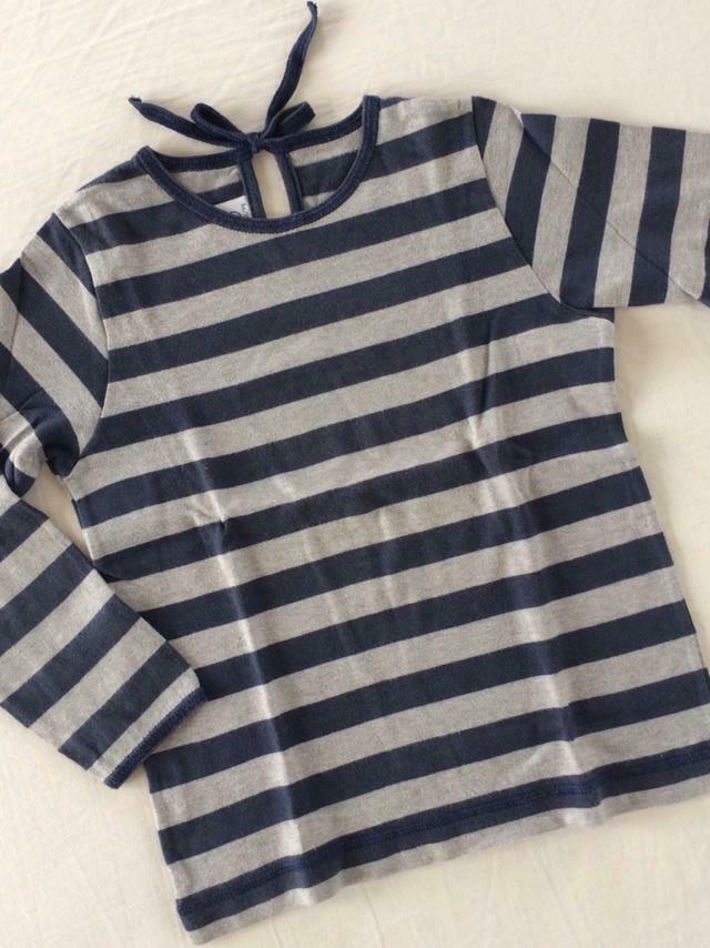 t-shirt fille manches longues Petit Bateau 6 j 116 rayé, Enlèvement ou Envoi, Chemise ou À manches longues, Petit Bateau, Utilisé