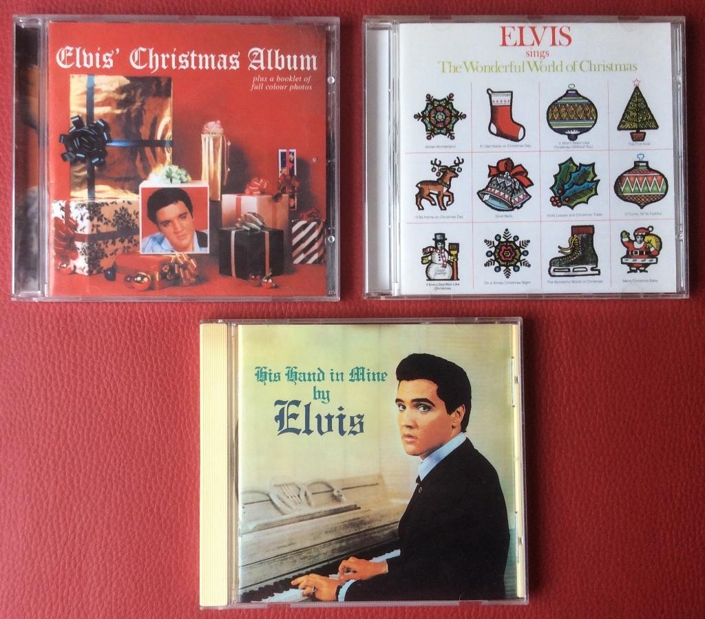 Elvispresleytheek  3x CD"His Hand in mine" en 2 x Christmas, Cd's en Dvd's, Cd's | Pop, Zo goed als nieuw, Ophalen of Verzenden