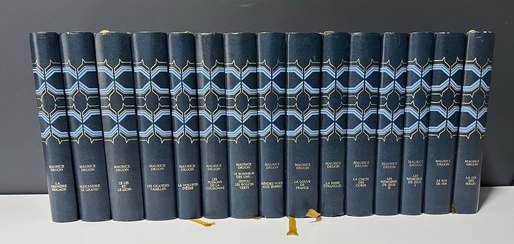 Collection de 15 volumes de Maurice DRUON, Gelezen