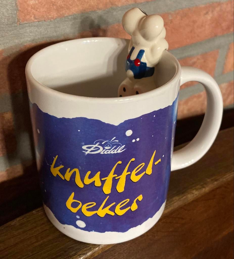 Tasse peluche Diddl en porcelaine, Collections, Enlèvement ou Envoi, Diddl, Comme neuf, Service