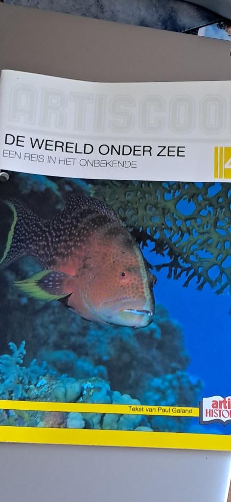 Boekje natuur Artis Artiscoop ´De wereld onder zee´, Enlèvement, Comme neuf, Autres sujets/thèmes, Artis Historia