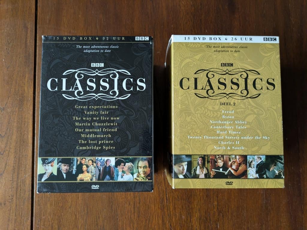 2 x dvd box BBC Classics / 30 discs, Enlèvement ou Envoi, Comme neuf, Coffret