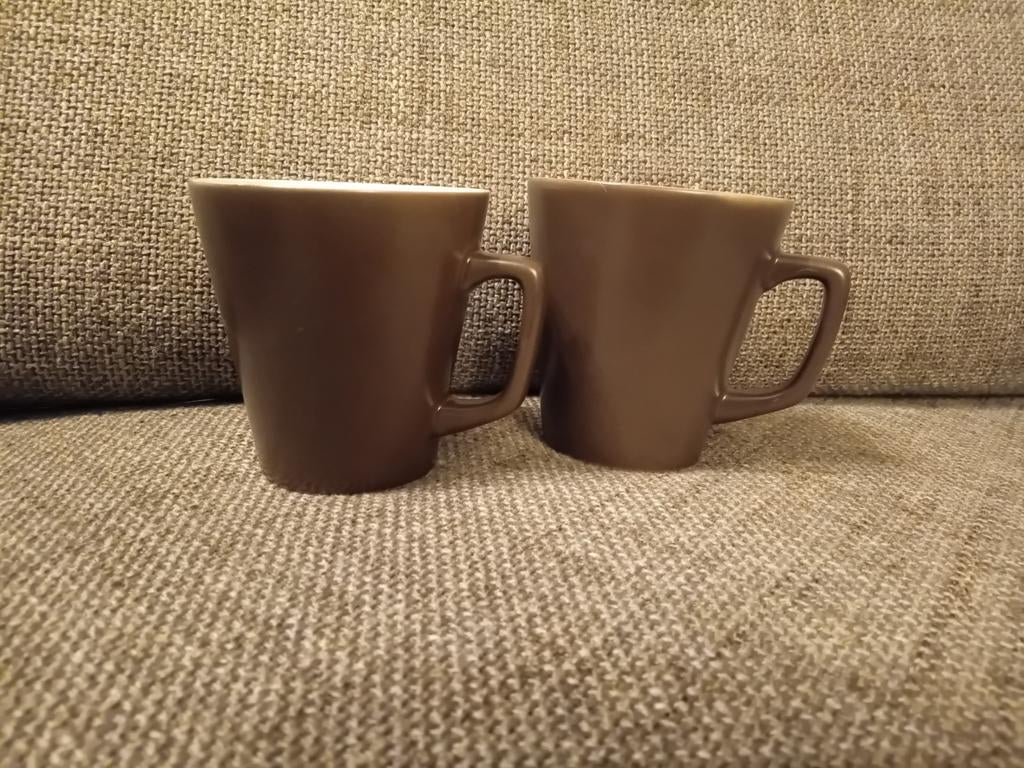 Grote bruine mokken, Enlèvement ou Envoi, Neuf, Tasse(s) et/ou soucoupe(s)