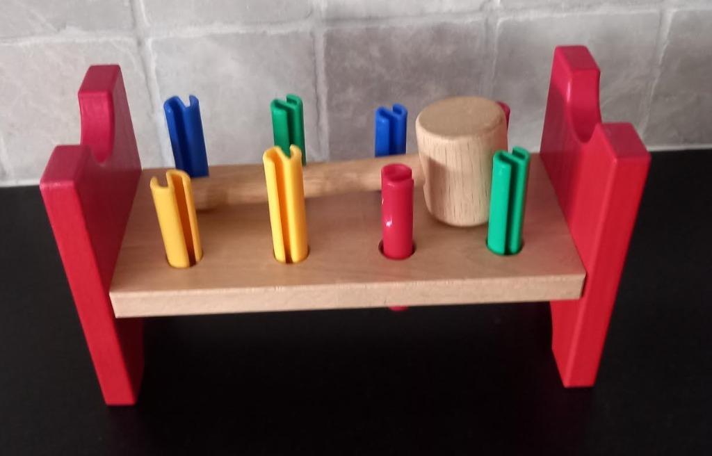 Houten hamerspel, Ophalen of Verzenden, Zo goed als nieuw
