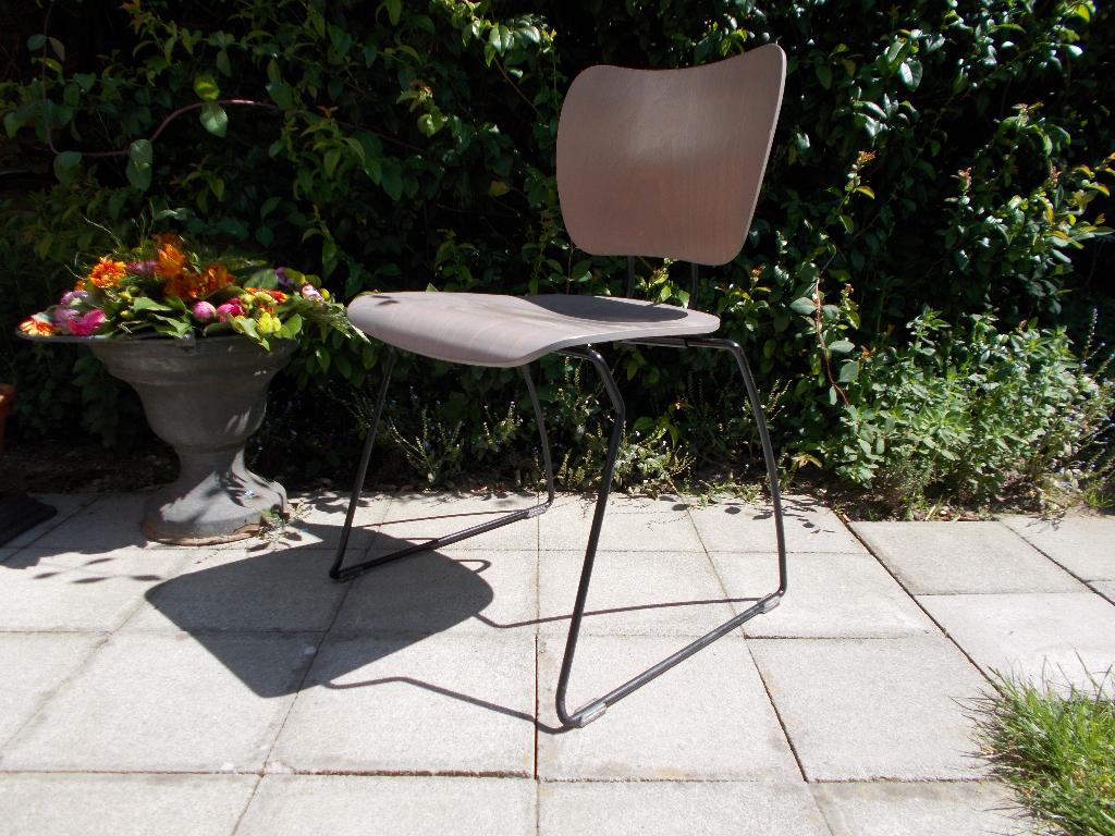 Design stoelen van Albert Stoll voor Giroflex  80s, Enlèvement, Comme neuf, Bois