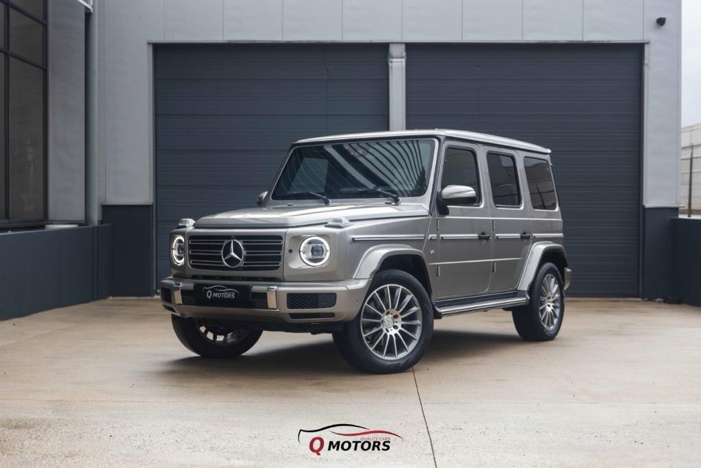Mercedes-Benz G 500 AMG Line-ACC-LED-360, Autos, Cuir, Argent ou Gris, Achat, Euro 6