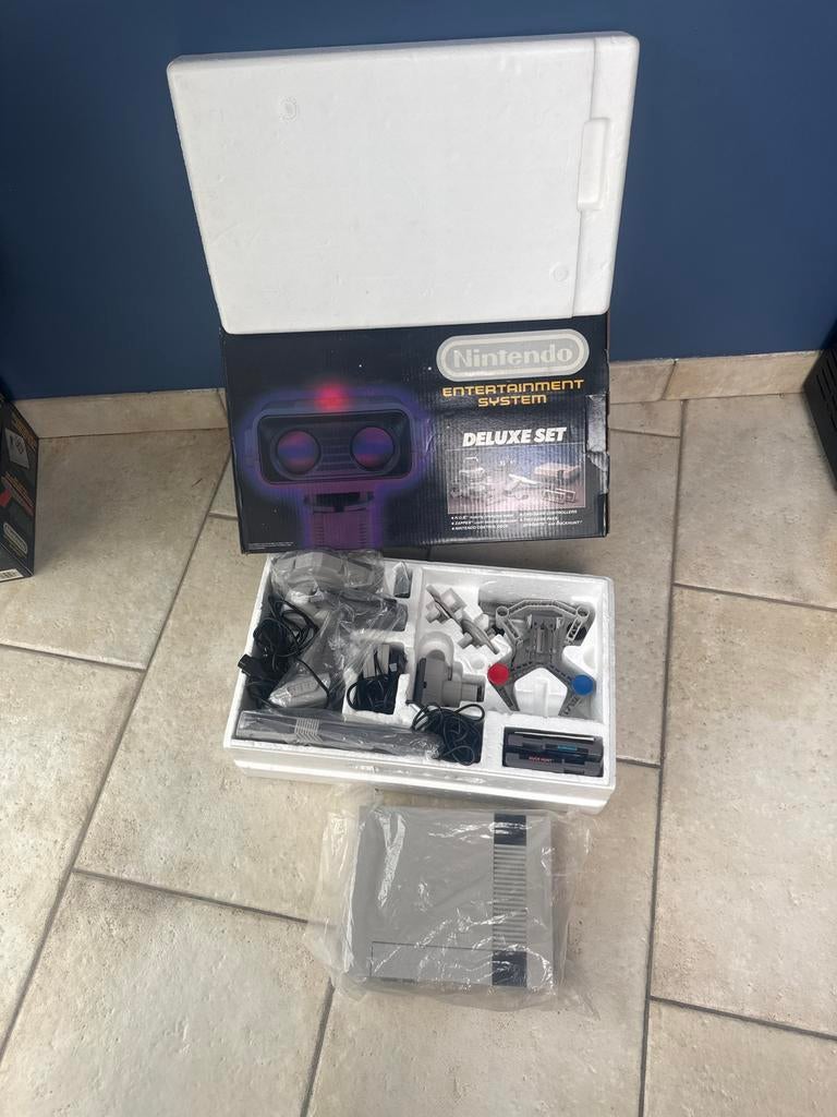 Nintendo System – DELUXE SET (R.O.B.) – Compleet in doos, Games en Spelcomputers, Ophalen, Zo goed als nieuw