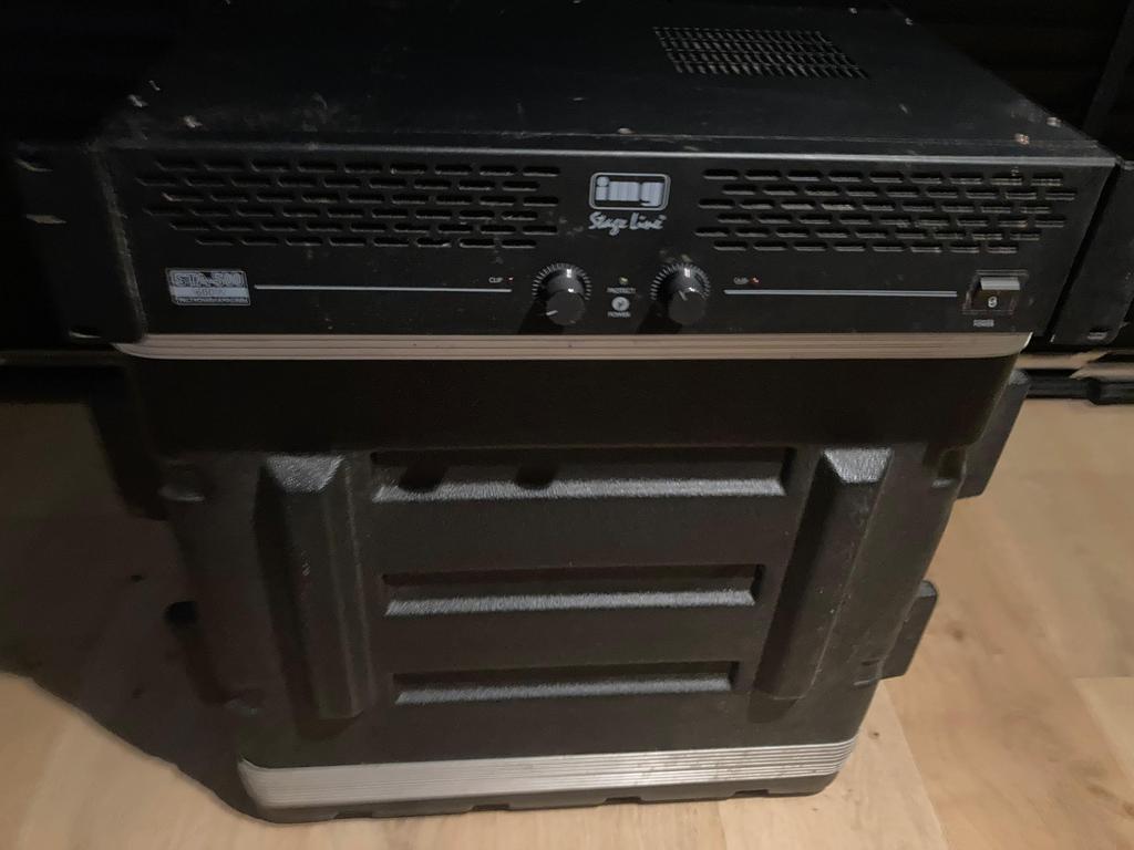 IMG Stage Line STA-500- 600W Pro Power + flightcase, Enlèvement, Comme neuf, 120 watts ou plus