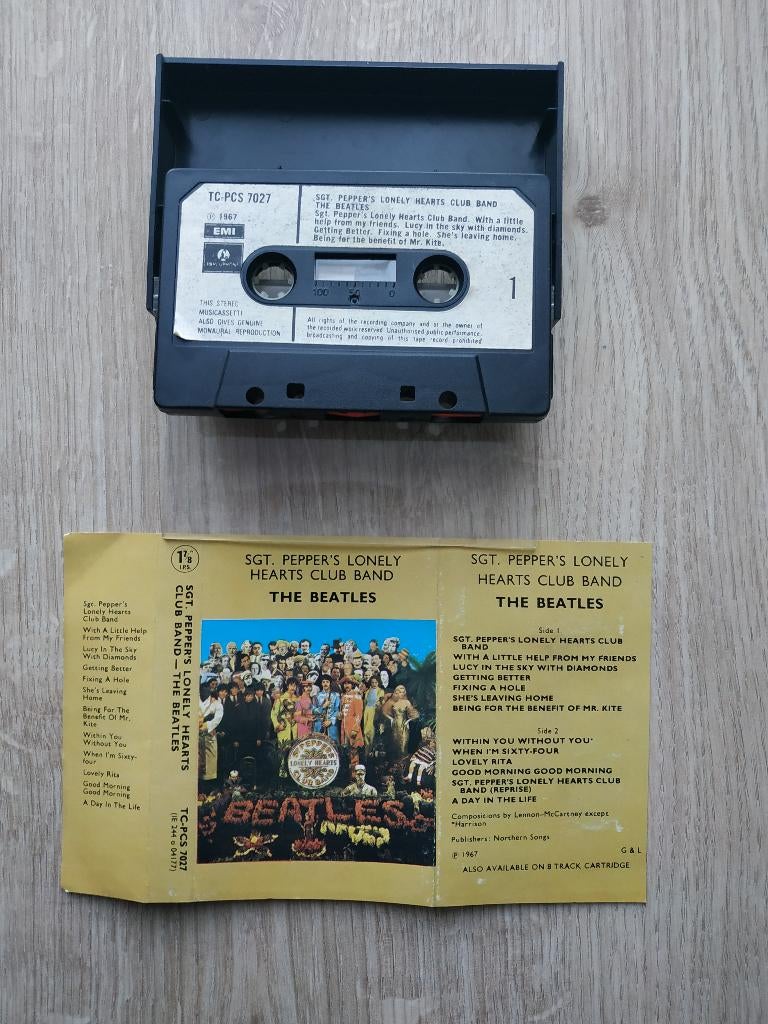 BEATLES SGT. PEPPERS LONELY HEARTS K7, Cd's en Dvd's, Cassettebandjes, Verzenden