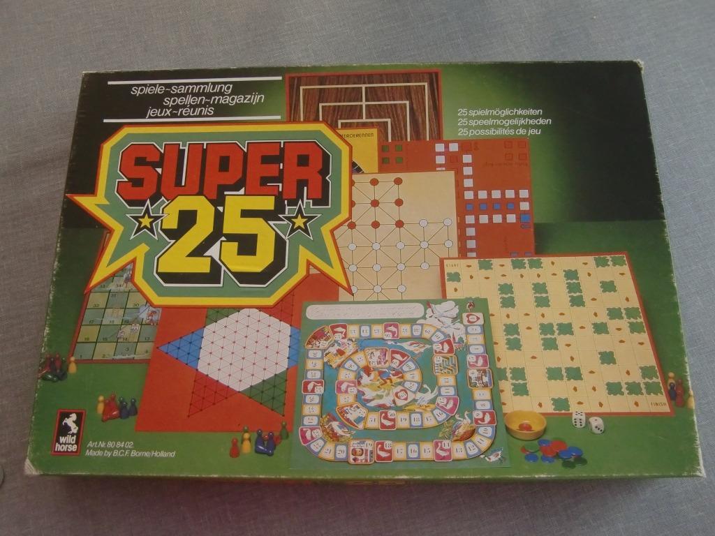 SPELLENDOOS RETRO, Ophalen of Verzenden, Zo goed als nieuw