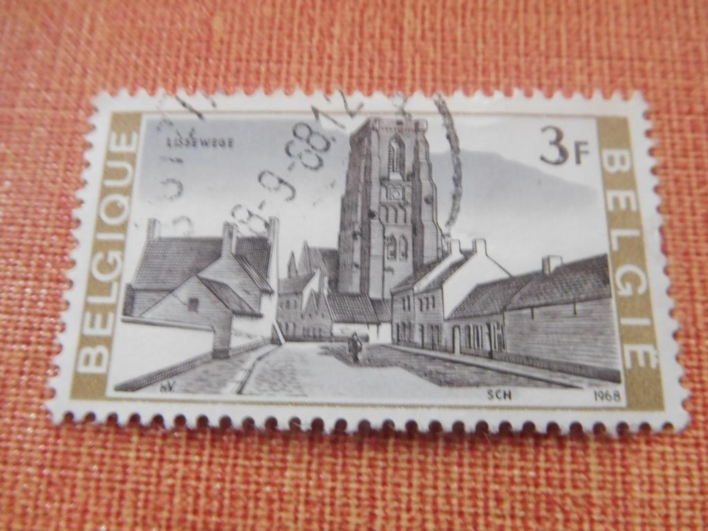 Belgische postzegelplaatsen/monumenten (7 quater), Postzegels en Munten, Postzegels | Europa | België, Ophalen of Verzenden, Gestempeld
