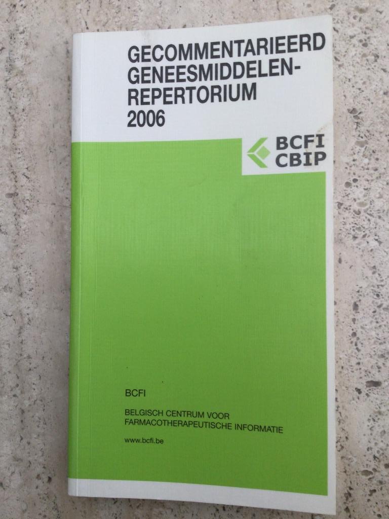 Gecommentarieerd geneesmiddelenrepertorium 2006, Boeken, Ophalen of Verzenden