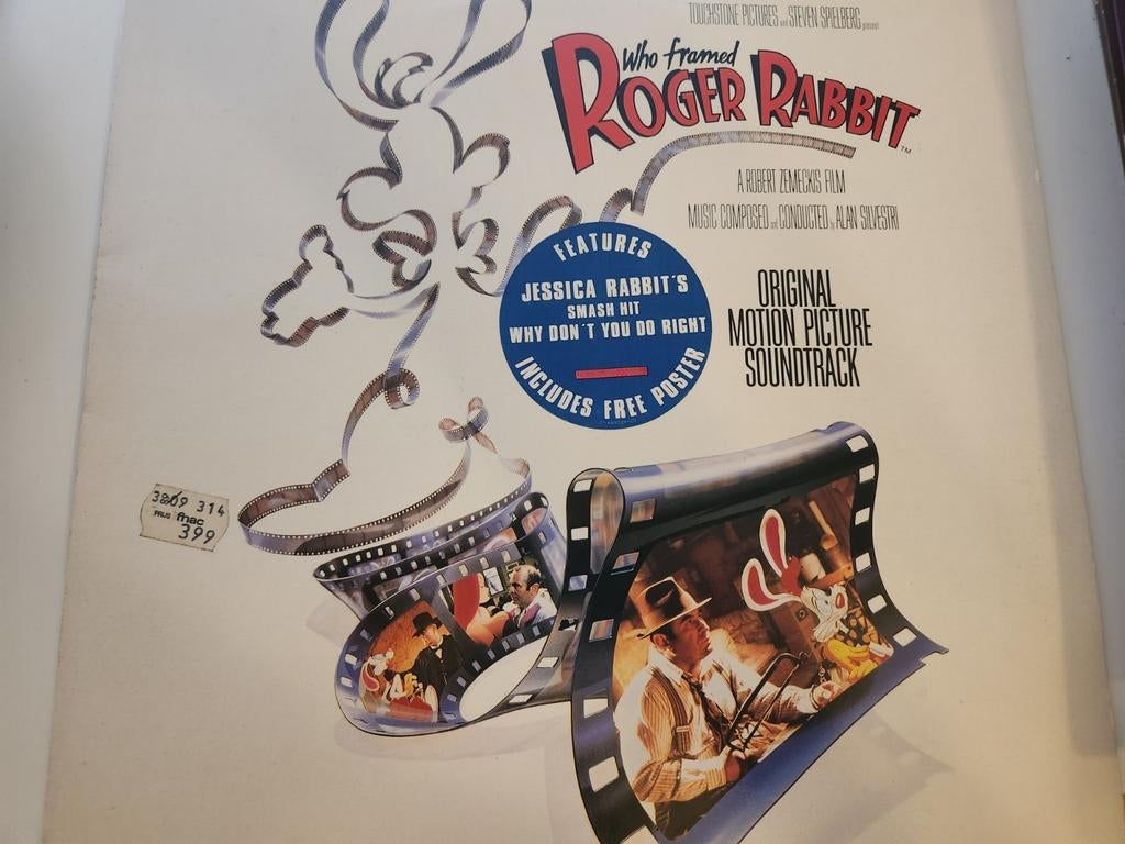 Disque vinyle Roger Rabbit, Enlèvement, Utilisé