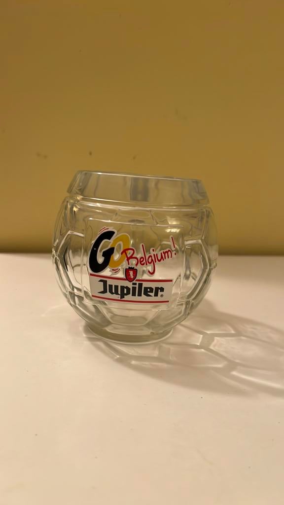 Verre football go belgium 25 cl - 2 disponibles, Collections, Enlèvement ou Envoi, Comme neuf