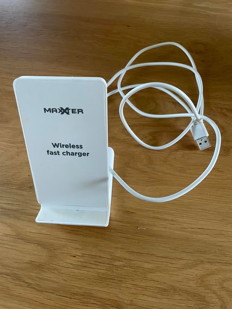Maxxter wireless fast charger draadloze oplader, Audio, Tv en Foto, Ophalen of Verzenden, Zo goed als nieuw