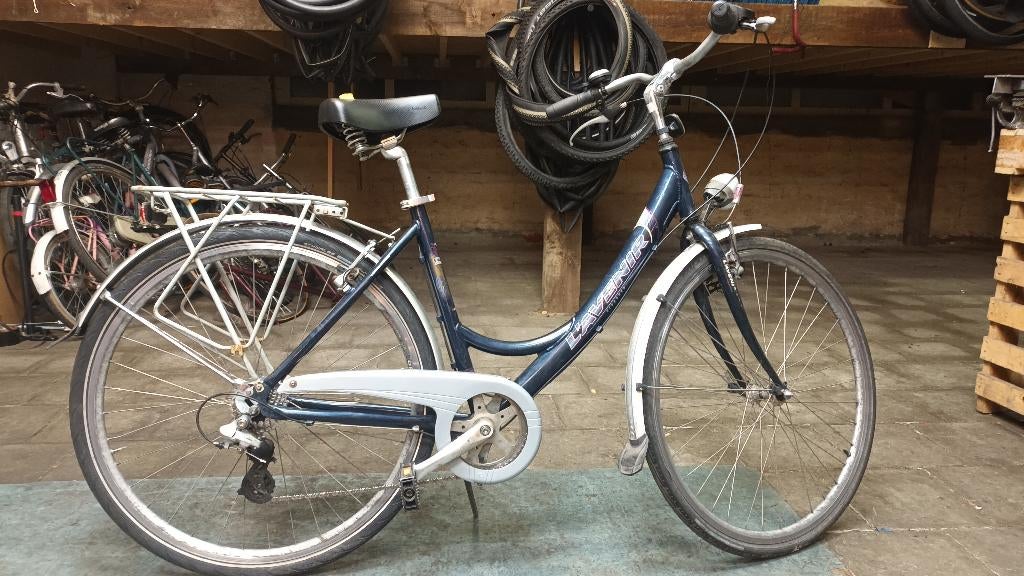 Avenir Blauwe Damesfiets, Gebruikt, 47 tot 50 cm, Versnellingen, Avenir