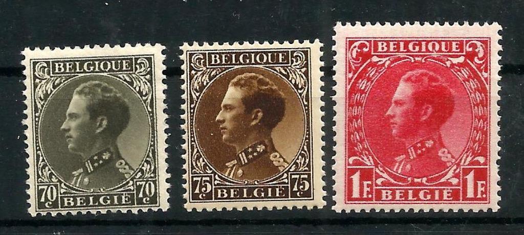 1934 Kon. Leopold III OBP 401/3**, Sans timbre, Neuf, Enlèvement ou Envoi, Non oblitéré