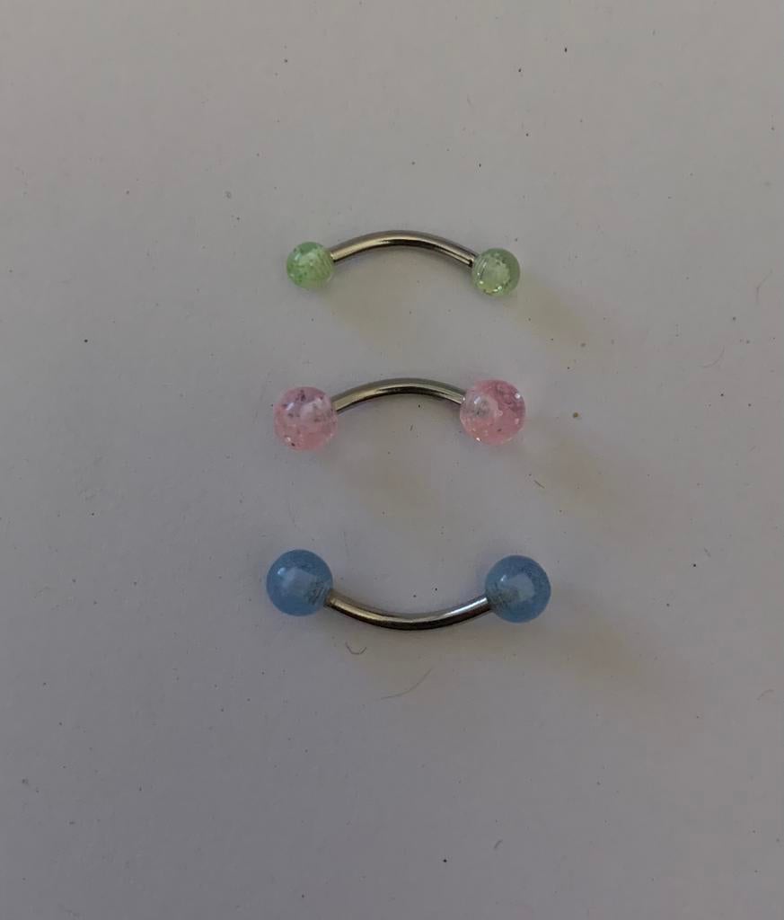 Piercings  arcade, Bijoux, Sacs & Beauté, Piercings, Neuf, Acier, Autres types, Avec strass