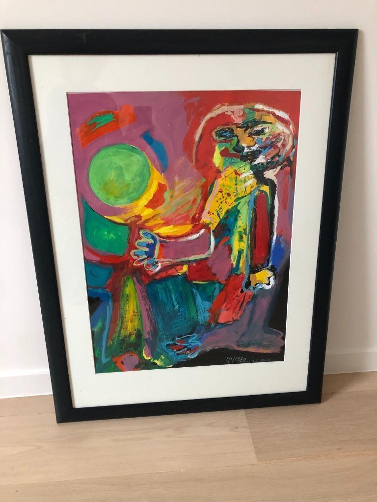 Peinture « soleil vert » de J.A. Zweerman, Antiquités & Art, Art | Peinture | Moderne, Enlèvement