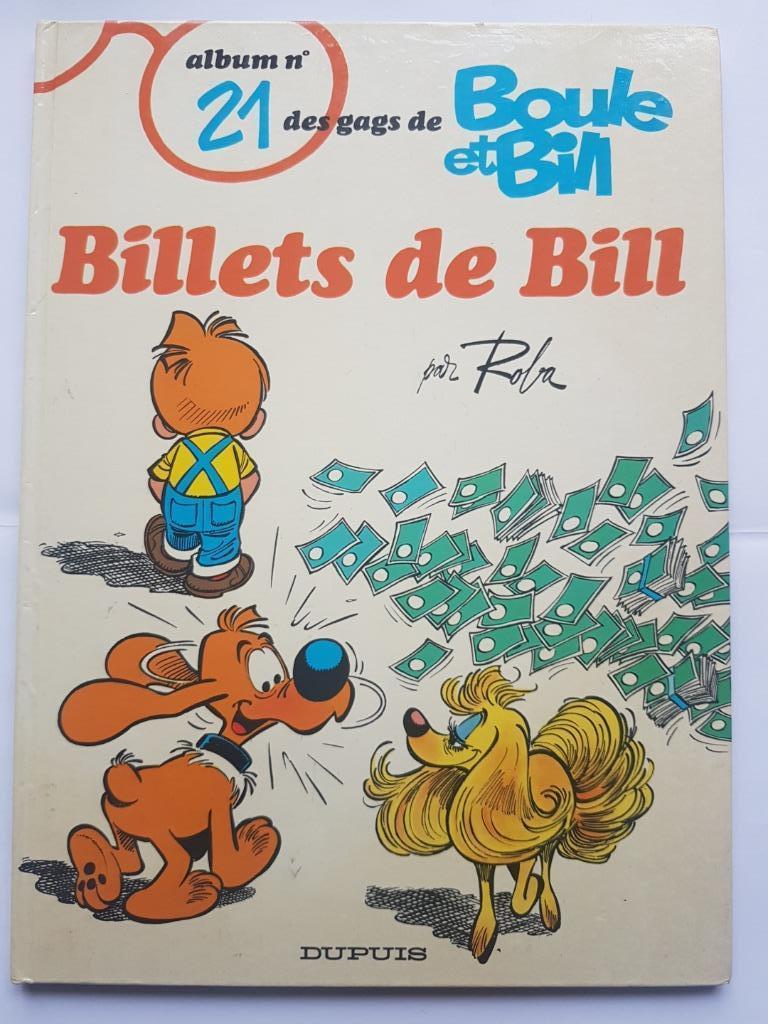 Boule et Bill "Billets de Bill" et "Globe trotters" 1992, Une BD, Enlèvement ou Envoi, Utilisé, Roba