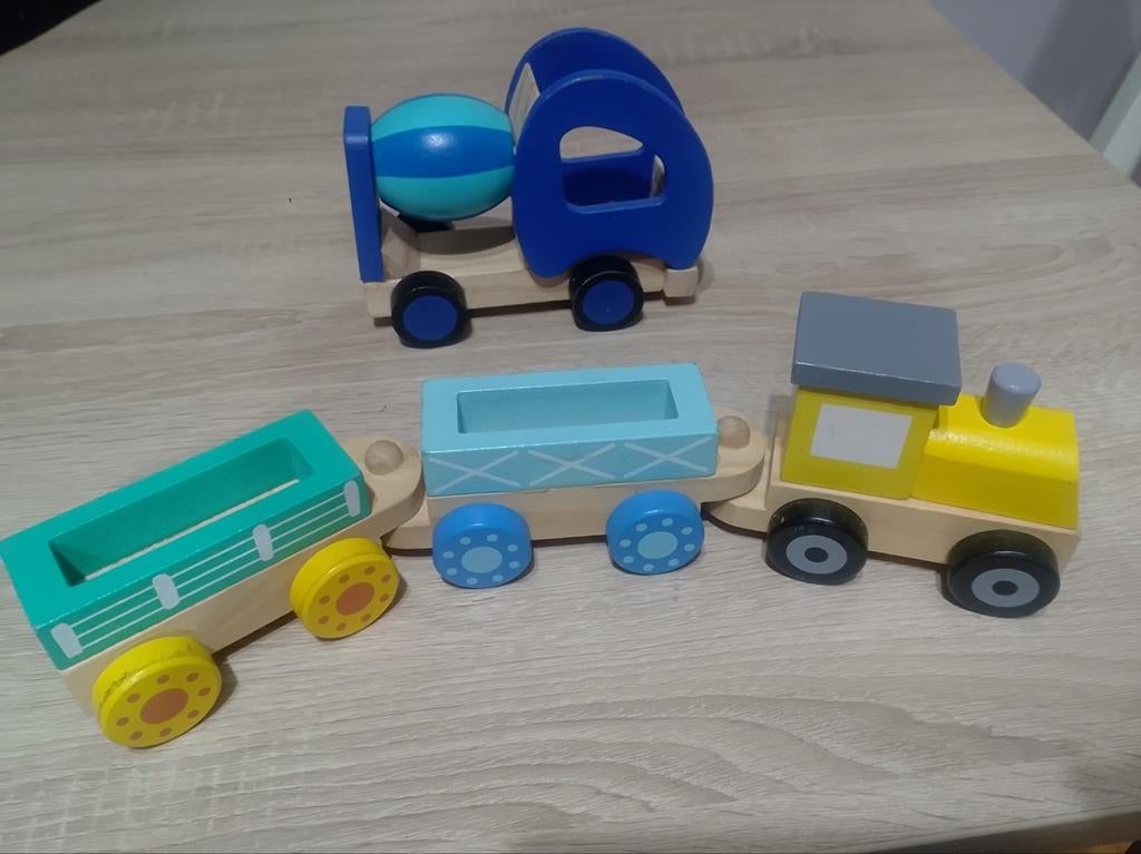 Houten treintje, Ophalen, Zo goed als nieuw