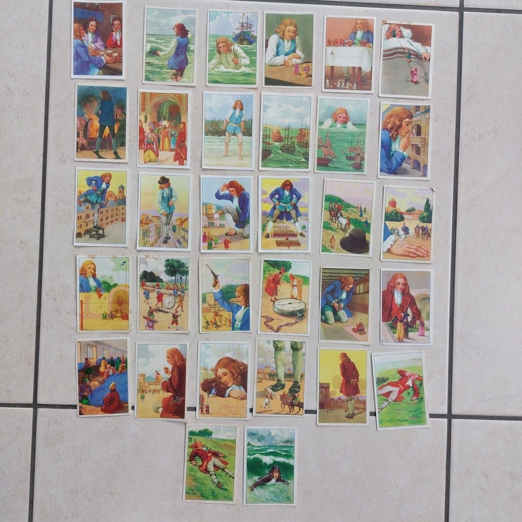 Lot prentjes Victoria uit de reeks Gulliver naar Lilliput., Ophalen of Verzenden