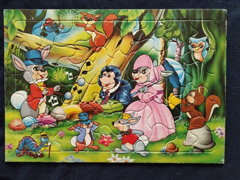 Puzzel in kader 37 x 25.5 cm, Ophalen, Zo goed als nieuw